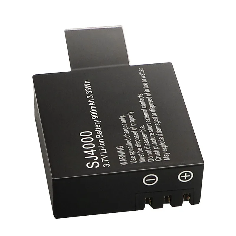 3.7V 900mAh SJ4000 akumulator do kamery SJCAM SJ4000 SJ5000 SJ6000 SJ7000 SJ8000 M10 akumulatory do kamer sportowych — zdjęcie produktu 4