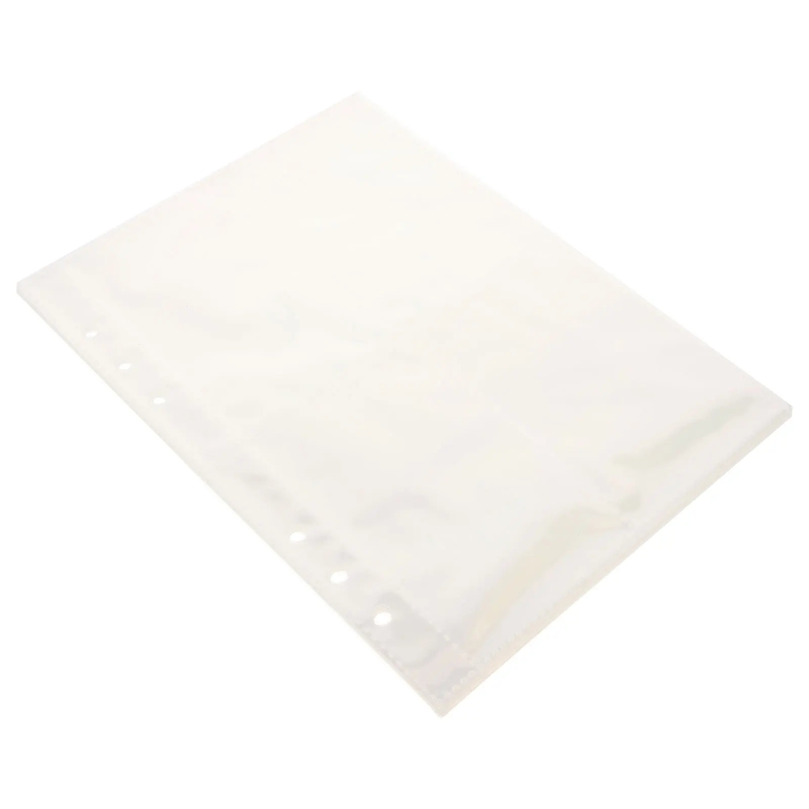 

10 Sheets Photo Album Binder Insert Pages Thick Transparent Photo Sleeves for Business Cards Wedding Photos Photocard Holder