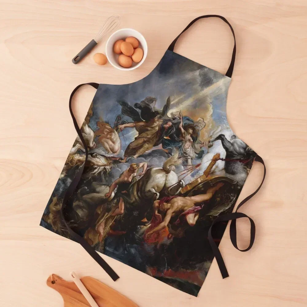 

The Fall of Phaeton - Rubens Apron Ladies For Cosmetologist Apron