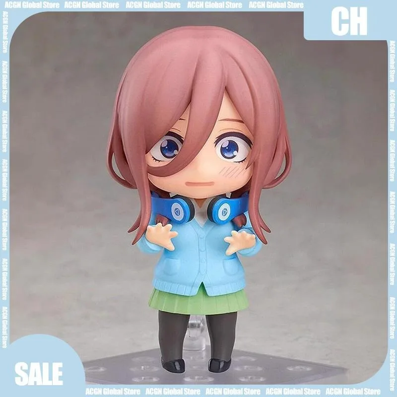 

10cm Anime The Quintessential Quintuplets Nakano Miku Action Figures Kawaii Model Collection Decoration Ornament Dolls Toy Gift