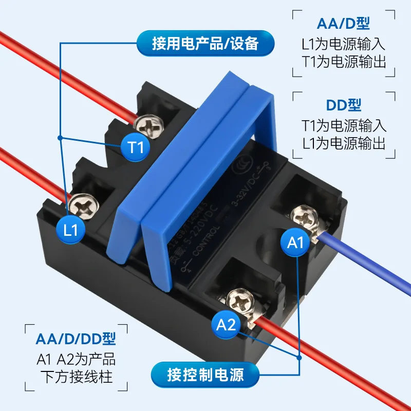 Chint Solid State Relay ZTP-1AA Type Contactless Single phase AC Control Three phase 80A Solid State Relay