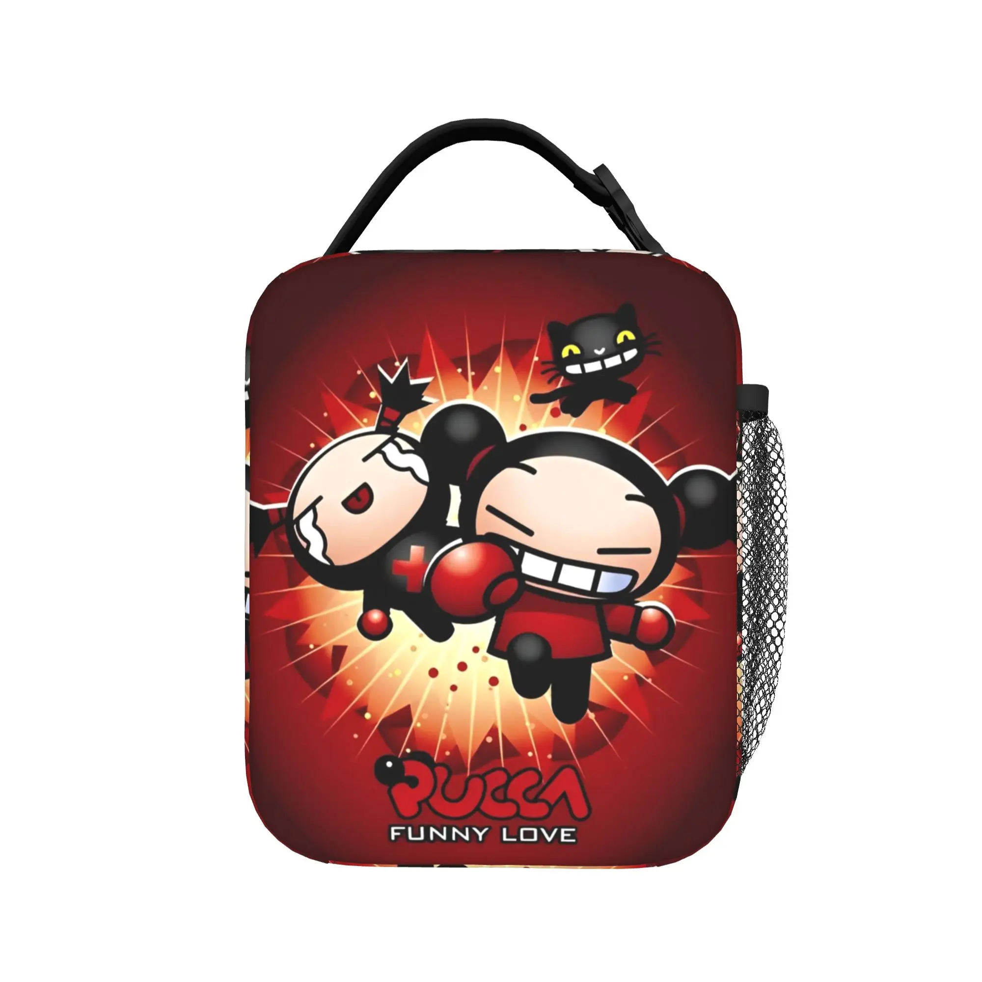 Pucca Love  Garu Cute Insulated Lunch Bag Large  Lunch Container Cooler Bag Tote Lunch Box College  Picnic Food Bag
