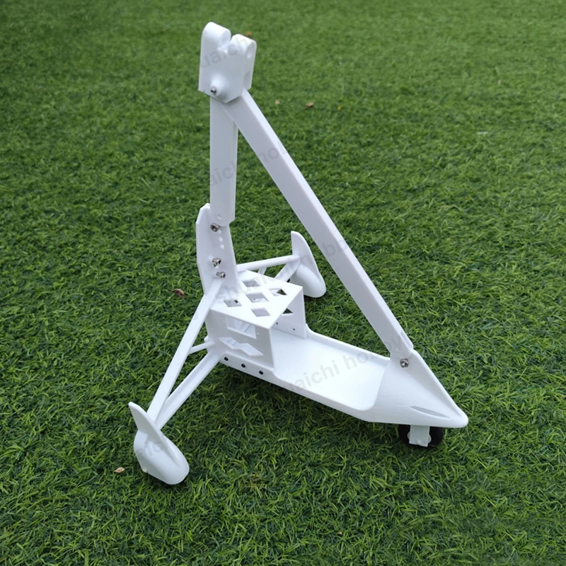 1Set 3D Printed RC Delta Wing Empty Airframe Fits 2212 Motor/6inch Propeller Paraglider Kite Assembly Kit for Beginner Training