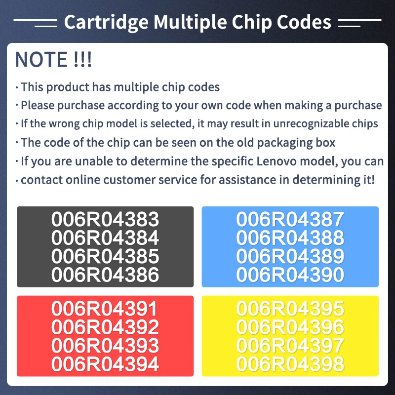 For Xerox C230 C235 High Capacity NO Chip New Model 006R04391 006R04392 006R04393 006R04394 Compatible Laser Toner Cartridge