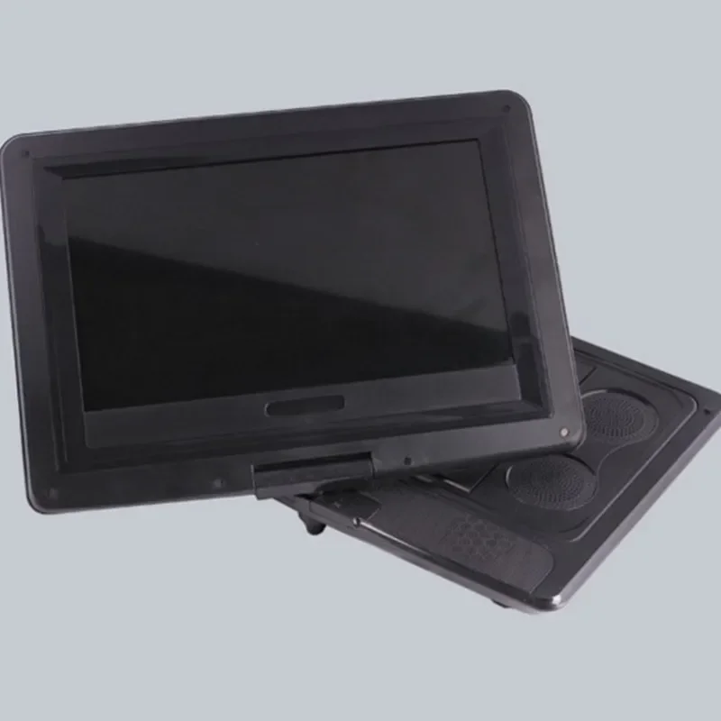 13,8-дюймовый цифровой мультимедийный портативный видеоаппарат EVD/DVD, USB-порты для чтения карт, аналоговый ТВ/игровой поворотный ЖК-экран/270 градусов