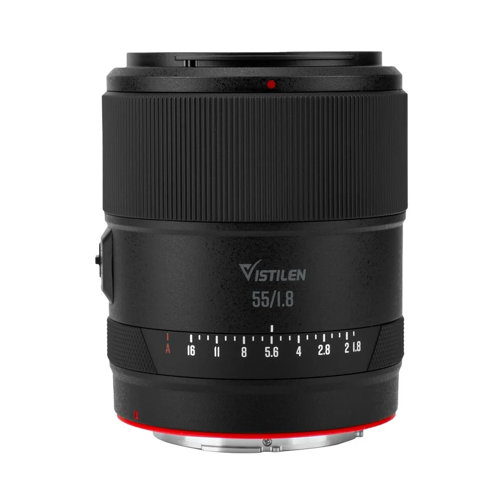 Vistilen 55mm f1.8 Pro Auto Focus STM Full-Frame Lens For EFR Mount EOS R R3 R5 Mark II R6 Mark II R5 R6 R7 R8 R10 R50 RP R100 C