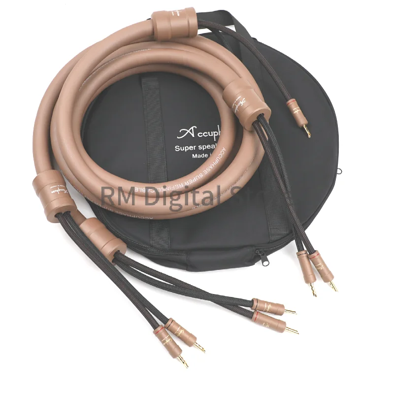 a pair High quality  hifi OCC speaker cable