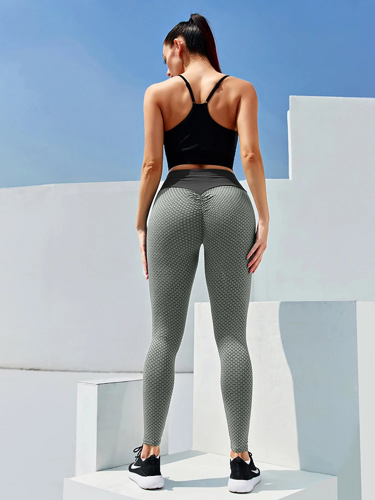 Booty Lifting Fitness Gym Leggings Women Fashion Running Outdoors Compression Pants Skinny Stretch