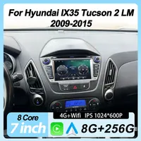 Reproductor Multimedia de Video para Auto con Android Auto para Hyundai IX35 Tucson 2 LM 2009-2015, Carplay, Pantalla con Conexión Mirror Link y FM