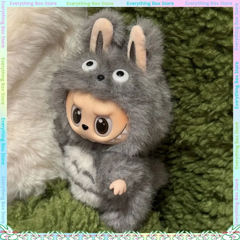 Per 17 centimetri Labubu Vestiti Per Bambole Peluche Carino Totoro Vestiti Del Bambino Labubu Bambola Ciondolo Vestiti In Piedi Postura Bambola Vestito Ropa