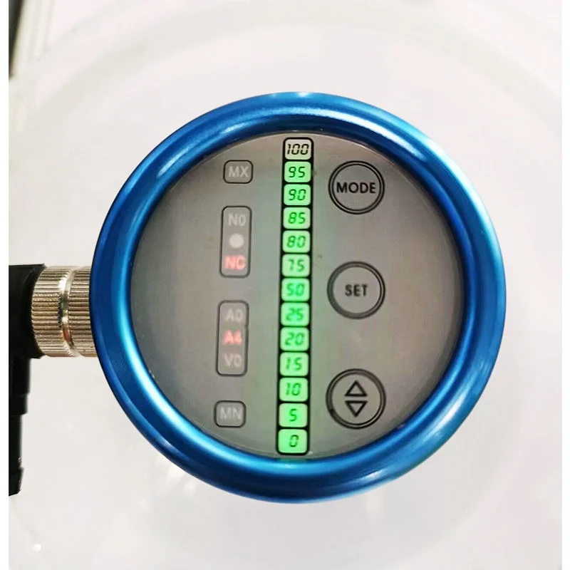 4-20mA Ultrasonic Analog Level Sensor M12 a Code 4pins Connector for Deep Wells Diesel Fuel Tank Liquid Oil Level Sensors