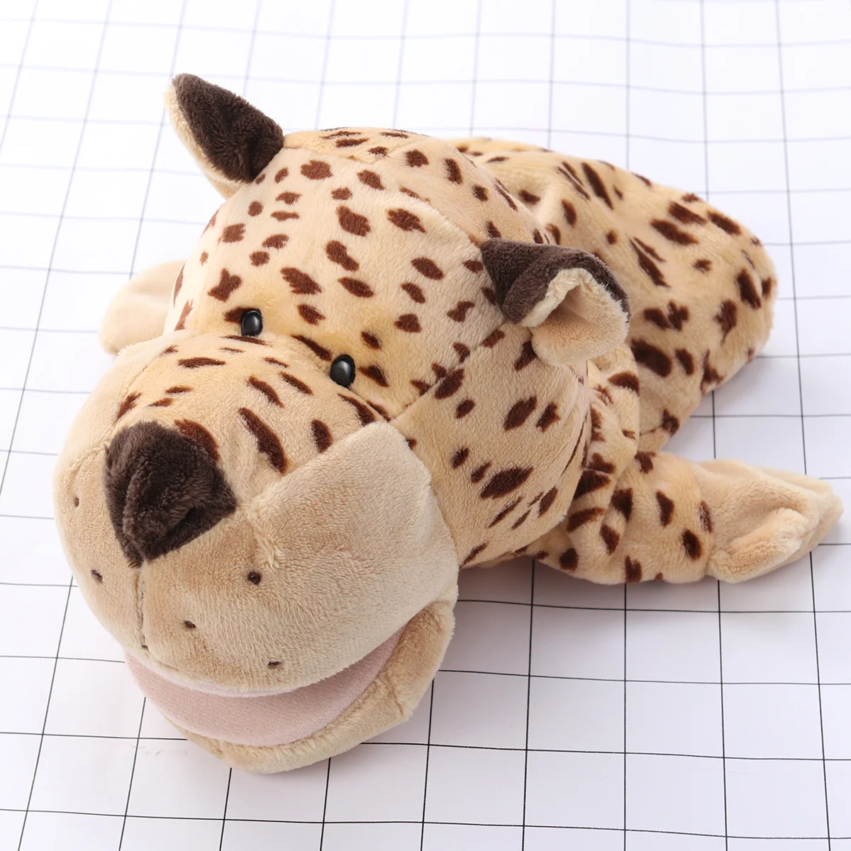 Lalka na rękę Leopard dla dzieci, edukacyjna zabawka, pluszowa dla chłopców i dziewczynek, lalka na rękę Słoń, pacynki.