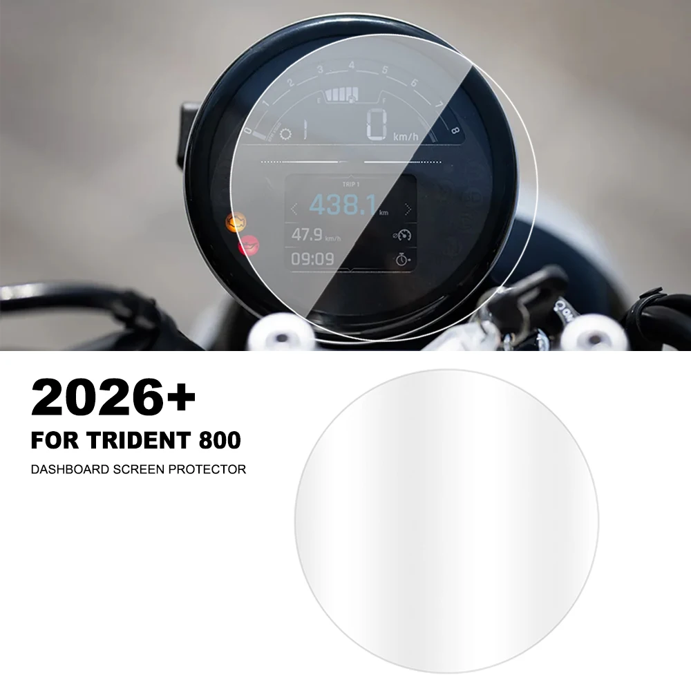 For Trident 800 For Trident800 2026 New Motorcycle Protection Instrument Film Accessories Scratch Cluster Screen Dashboard