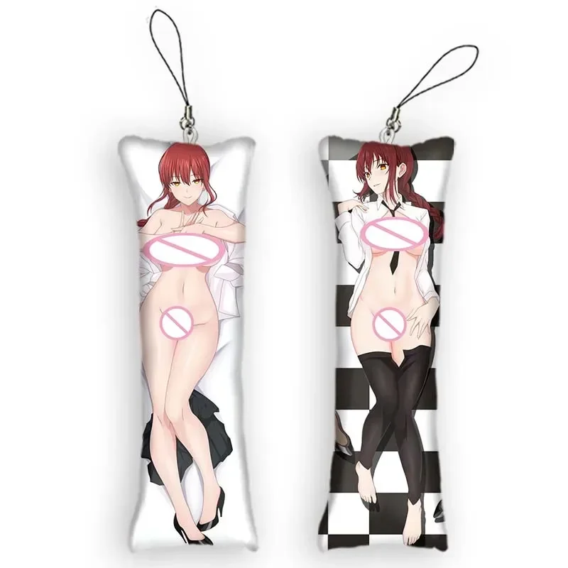 

New Pattern Hot Selling Item Mini Dakimakura Anime Chainsaw Man Makima Double-Sided Printed Small Pillow Pendant Bag Ornament Cu