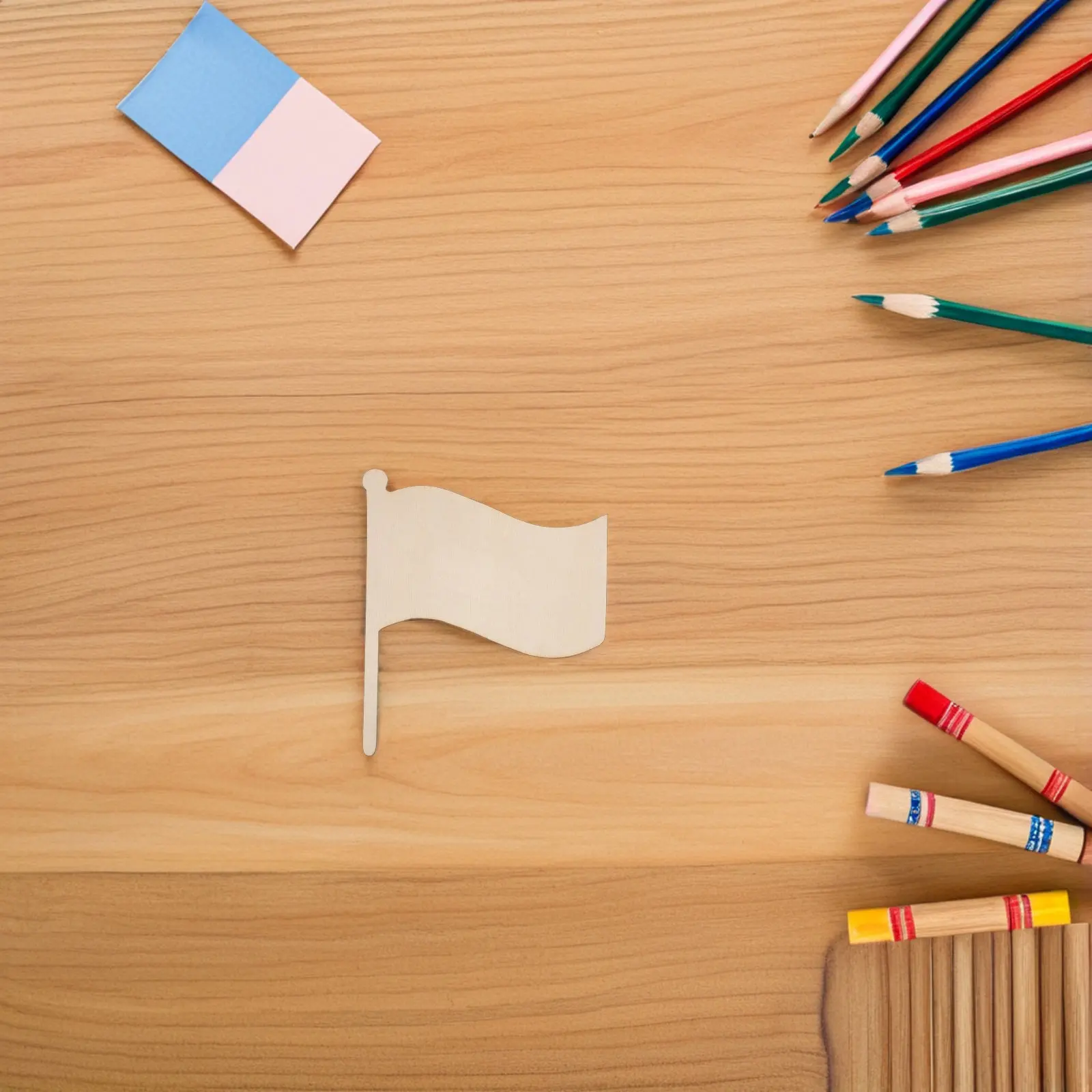 

20 шт. неокрашенных деревянных заготовок для флагов, 4 дюйма, для детского творчества, росписи, Дня независимости, деревянные поделки, украшения для дома и вечеринок