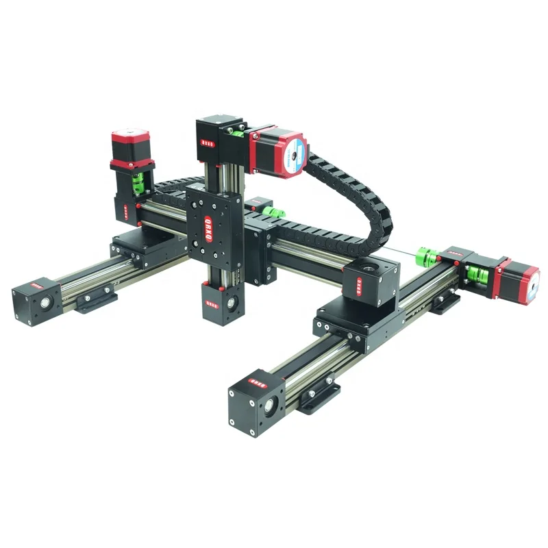 Robot Cnc Linear Guideway 3-Axis  Linear Stage Gantry Robot Z Axis Customized Synchronous Belt Module