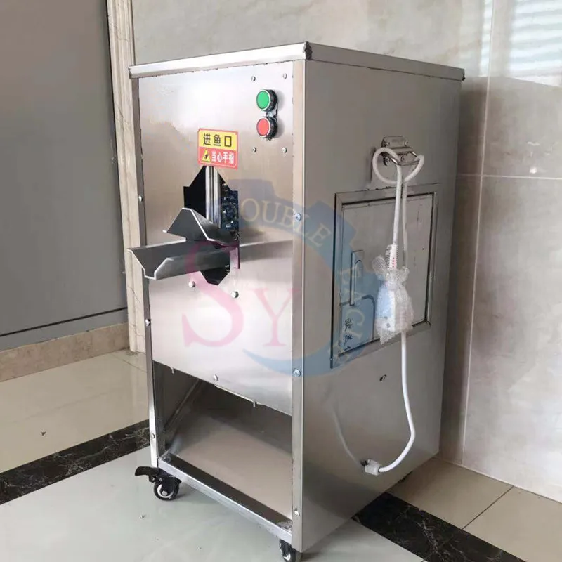 เชิงพาณิชย์ขนาดเล็ก เครื่องถอดเกล็ดปลาและวิสเซร่าอัตโนมัติ/เครื่องฆ่าปลาพร้อมลบอวัยวะภายในเกล็ดปลา