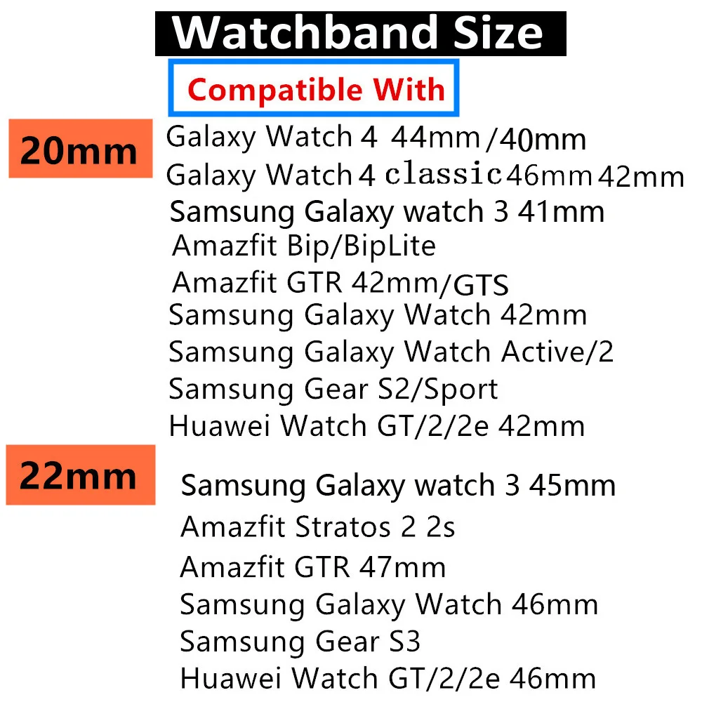 20mm 22mm strap For Samsung Galaxy watch 7/6/5 pro/4/classic/Active 2/Gear S3 Adjustable Nylon Elastic Huawei GT 2/4/3 Pro band