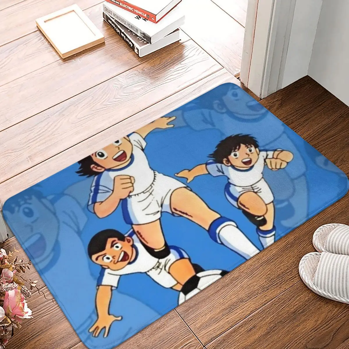 Captain Tsubasa Filme Esteira De Banho, Capacho De Futebol, Tapete De Cozinha, Tapete Ao Ar Livre, Home Decor