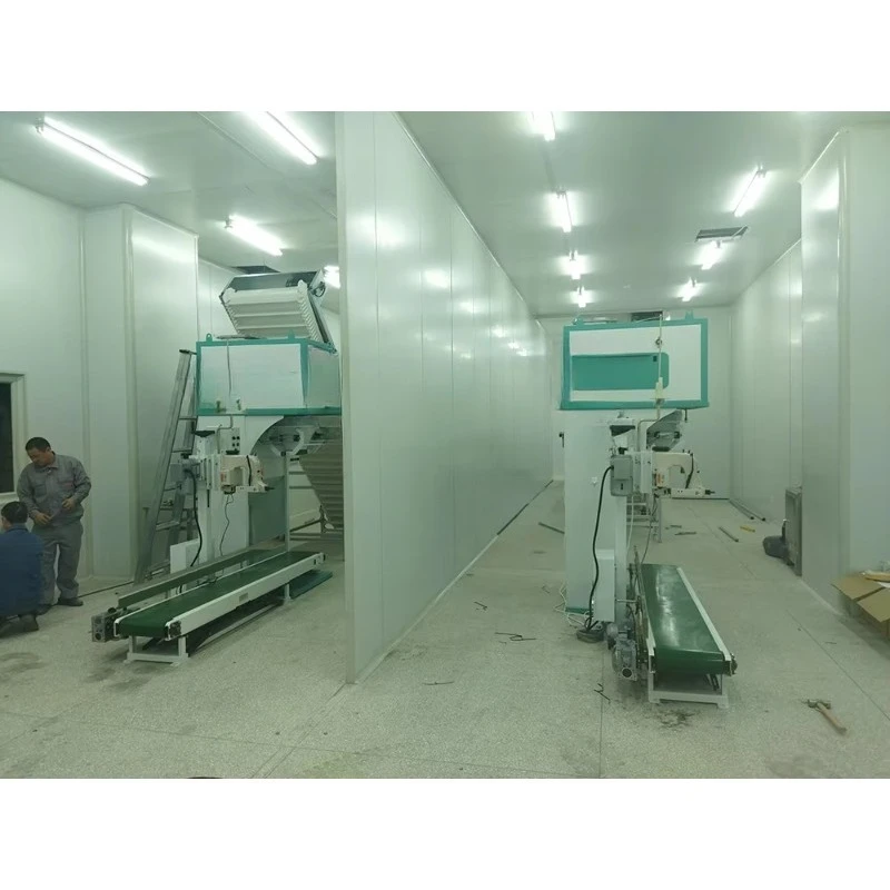 25-50kg Semi Automatic Animal Feed Filling & Packing Machine High Productivity Grain Corn Maize Powder Granule Materials