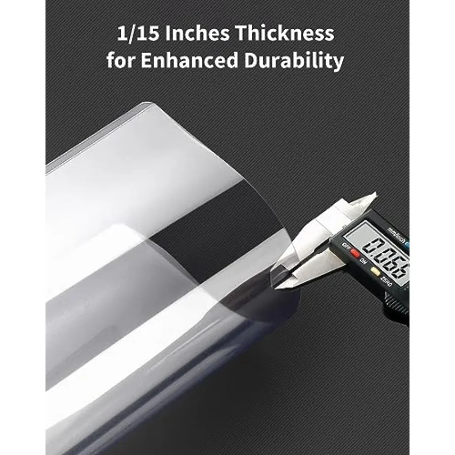 4x6 トップローダー 耐久性のある硬質プラスチック製スリーブシート フォトカード、K-POPポストカード、トレーディングカード用 25枚入り