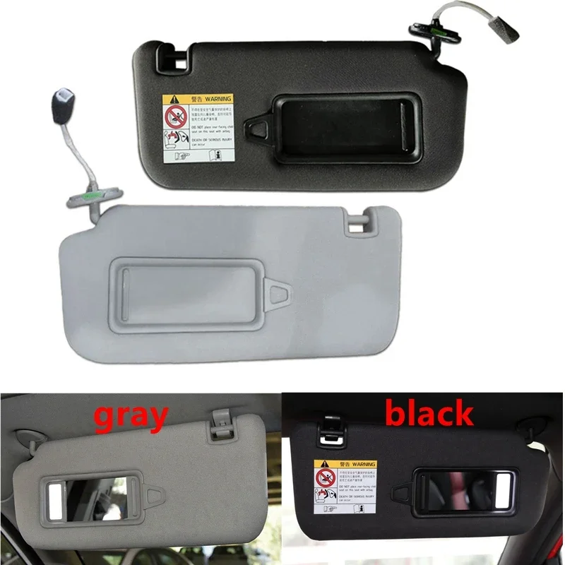 Car Front Side Sunshade Shield Cover Sun Visor Makeup Mirror With Light For Geely Coolray SX11 2019 2020 2021 Proton X50