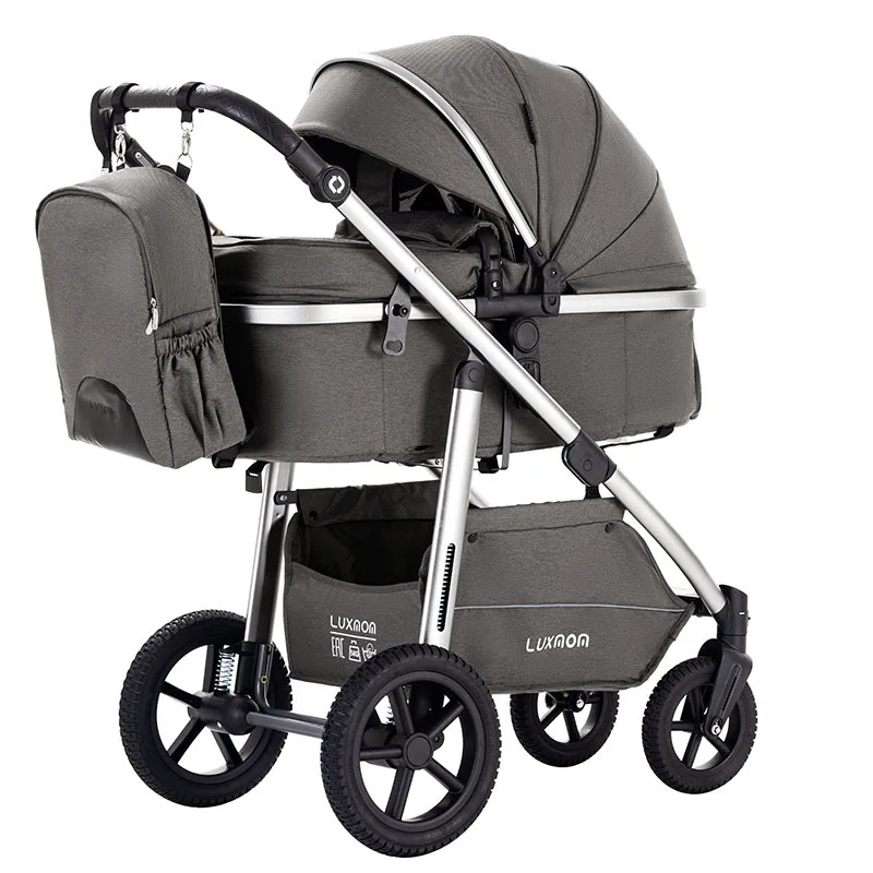 

Two-way stroller can sit and lie down high landscape