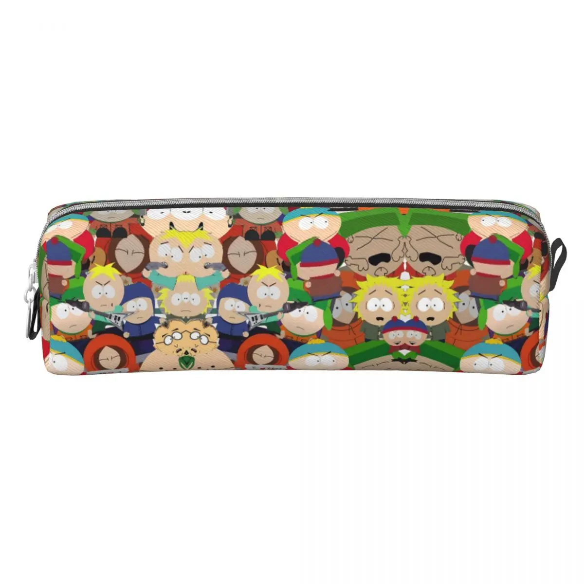 Vintage Pencil Case Cute Southed Pen Box Cartoon Funny School Pencil Cases Girls Boys PU Leather Pattern School Supplies