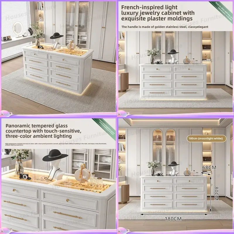 French Style Shoe Cabinet Storage Organizer Entryway Bench with Drawers Modern Wood Shoe Rack Furniture Home Decor Display