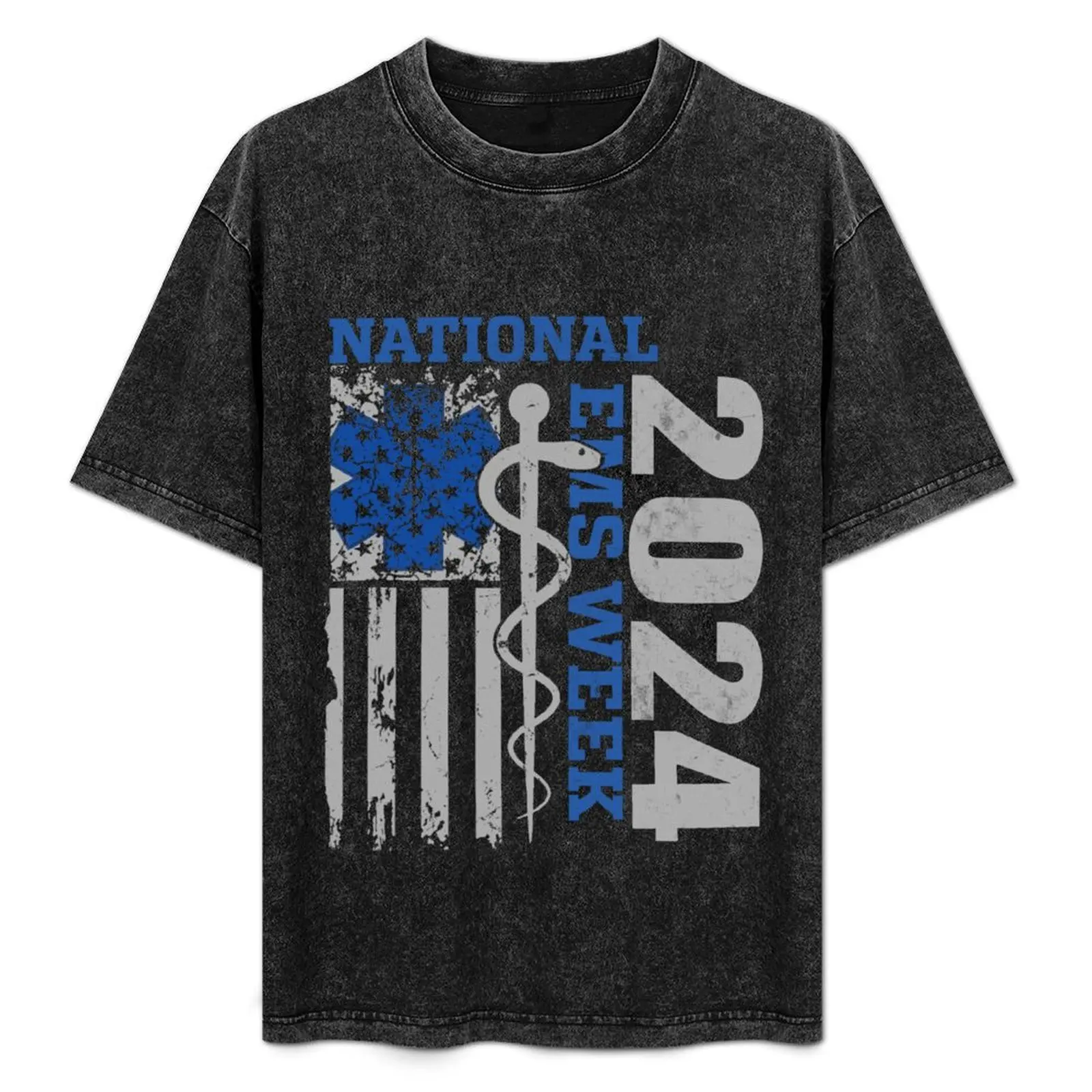 

National EMS Week 2024 Shirt, USA Flag Emergency Medical Services, EMS Nurse Gift, Paramedic Nurse T shirt, Emt Tee T-Shirt