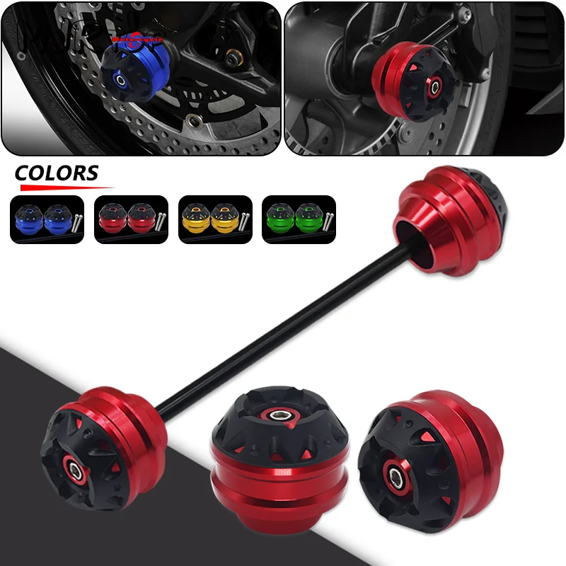 

NEW Front & Rear Wheel Cap For DUCATI 999R 999S 749 Monster 821 795 796 797 620 695 696 Motorcycle Fork Axle Sliders Crash Pad