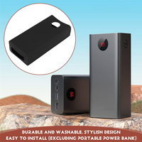Portable Power Bank Protective Case 40000Mah Power Bank Silicone Case for Romoss Zeus Pea40 (Black) Rare