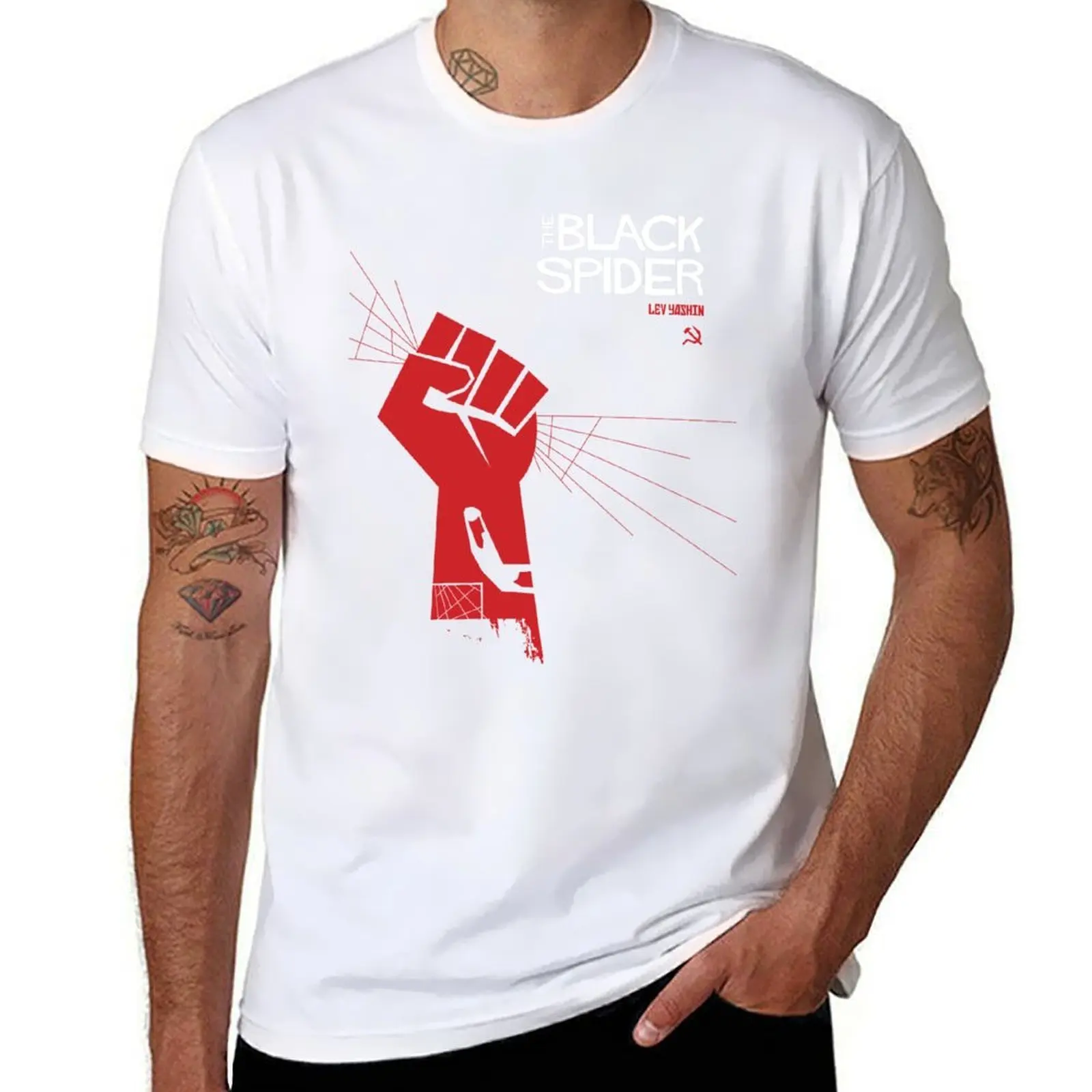 

Lev Yashin T-Shirt man graphic t shirt t shirt man cotton T-Shirt
