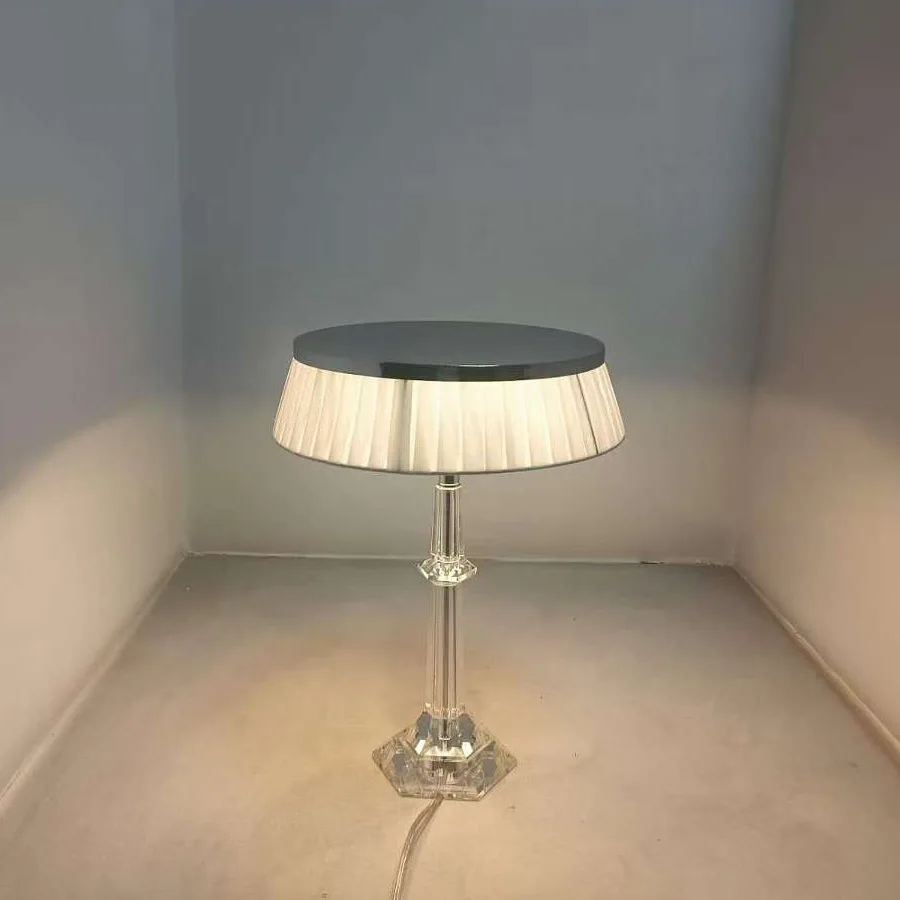 LED Kristallen Bureaulamp Eenvoudige Slaapkamer Bedlampje Warme Moderne Woonkamer Studie Decoratieve kamer decor