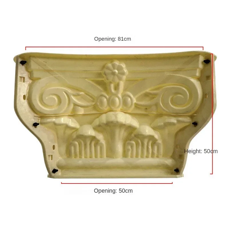 

European Roman Column Head and Foot Mold Outdoor Garden Villa Gate Column Square Column Mold Buildings Decorative Cement Mold