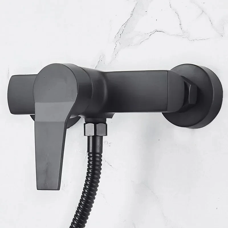 

Смеситель для горячей и холодной воды, аксессуары для душа, бытовые смесители для ванной комнаты с одной ручкой, настенный смесительный клапан, смеситель для душа