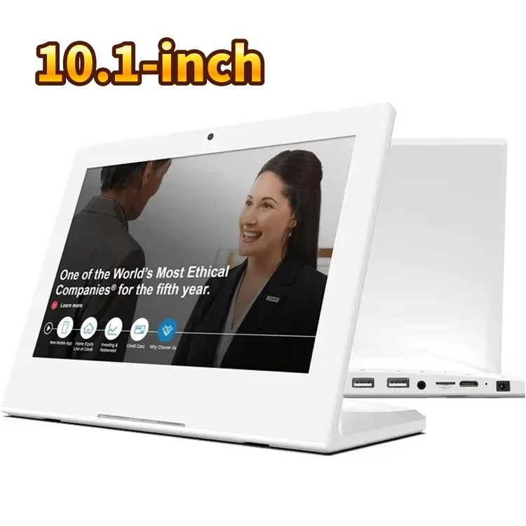 

L Shape 10.1 inch LED Bar 10-Point Capacitive Touch All In One WL1057T Tablet PC for Restaurant Ordering