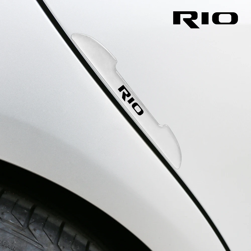 Anti-collision Car Door Rearview Mirror Bumper Auto Protective Strips For Kia Rio 3 4 K2 K3 X-Line Car Exterior Accessories