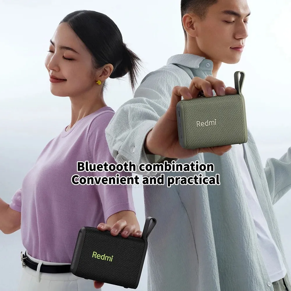 2026 Redmi Portable Bluetooth Speaker Outdoor IP67 Stereo Powerful Sound Box BT5.3 RGB Dual Pairing TWS Connectivity Colorful CN