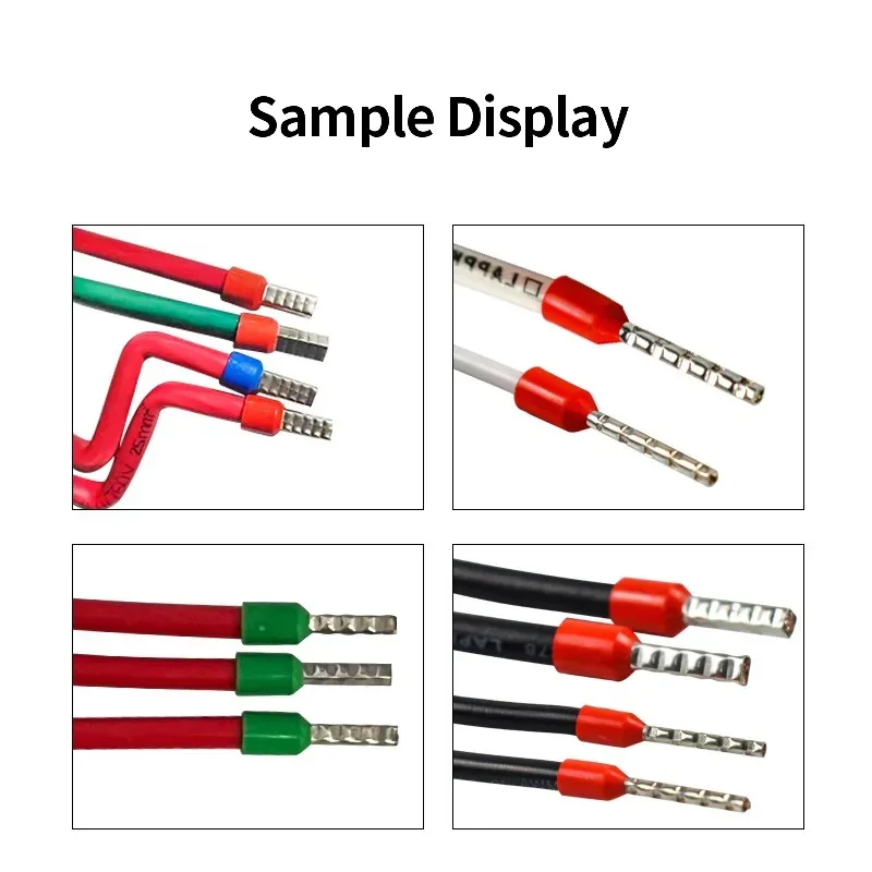 6-16mm² Pneumatic Terminal Crimping Machine Tube Type Insulated Terminal Crimping Machine Cold Crimping Clamp Terminal Crimper