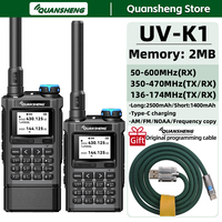 Quansheng UV K1 Mini Walkie Talkie Wireless Set Hunting Camping Long Range Ham Communication Radio K6 Walkier Talkie Transceiver