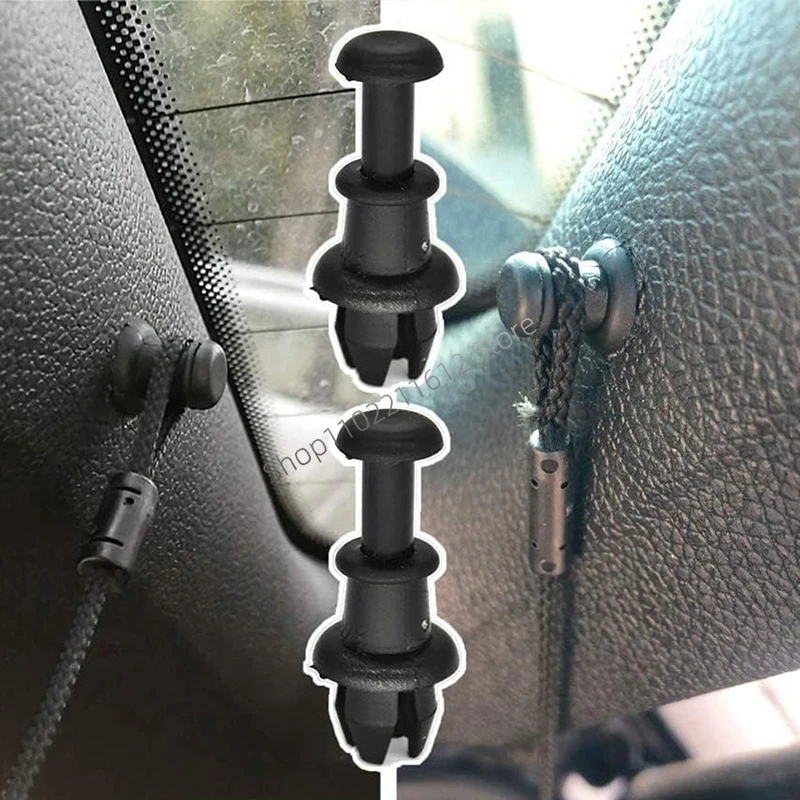 Car Trunk Lanyard Fixing Clip Parcel Shelf String Clips 1M6867574A For VW GOLF MK5 MK6 5 6 Auto Knob Holder Pivot Hanger Peg