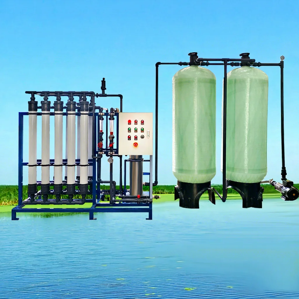 4000L Ultrafiltration System Fltration Machine Irrigation Systems Water Collector for Rainwater River Water Recycling System