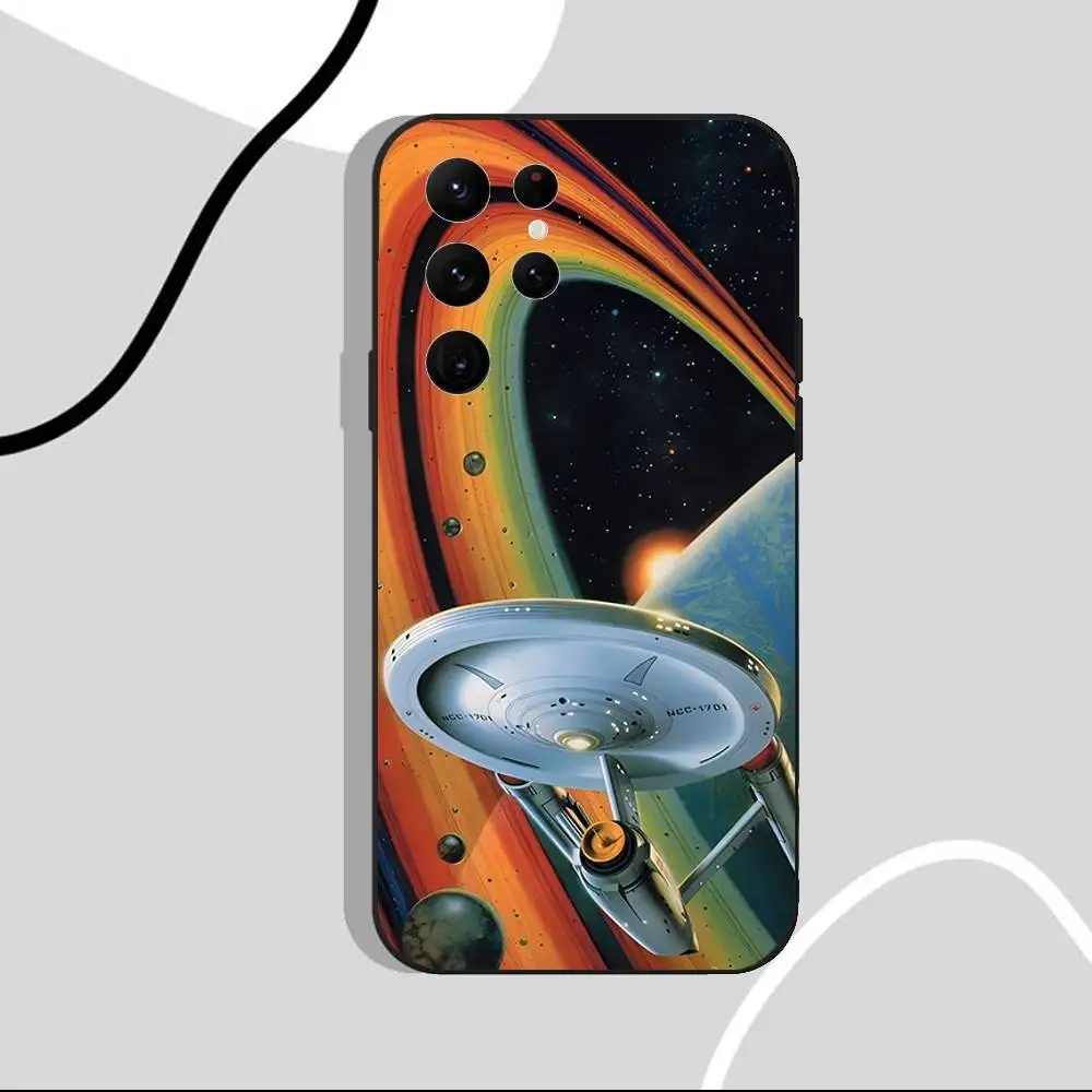 Чехол для телефона TV S-Star T-TrekS для Samsung S25, S24 Ultra, S20, S30 plus, S22 Plus, S23, Ultra 5G, силиконовый черный корпус