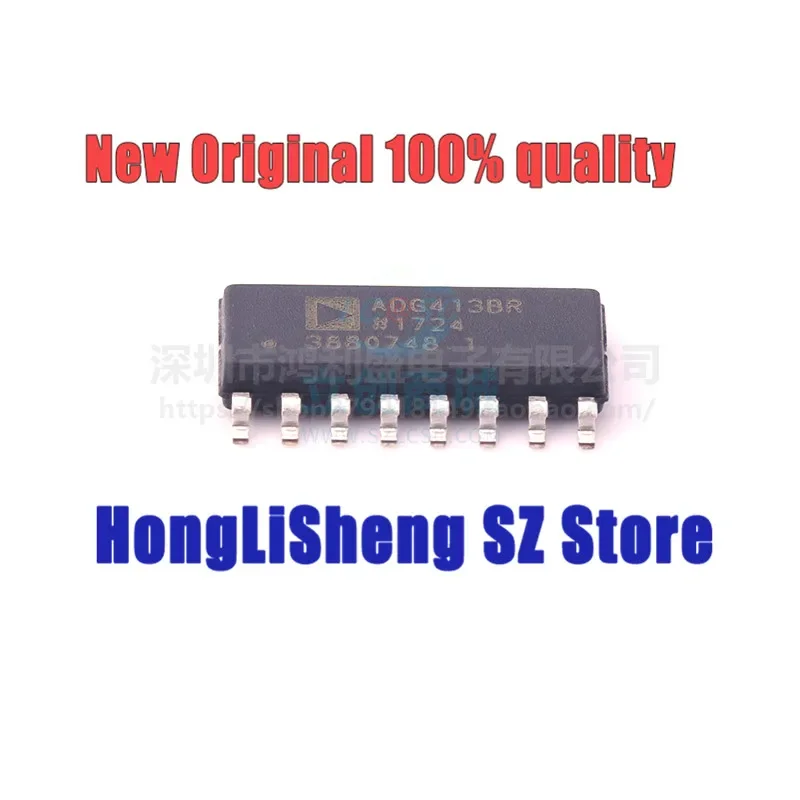 5pcs/lot ADG413BRZ ADG413BR ADG413B ADG413 SOP16 Chipset 100% New&Original In Stock