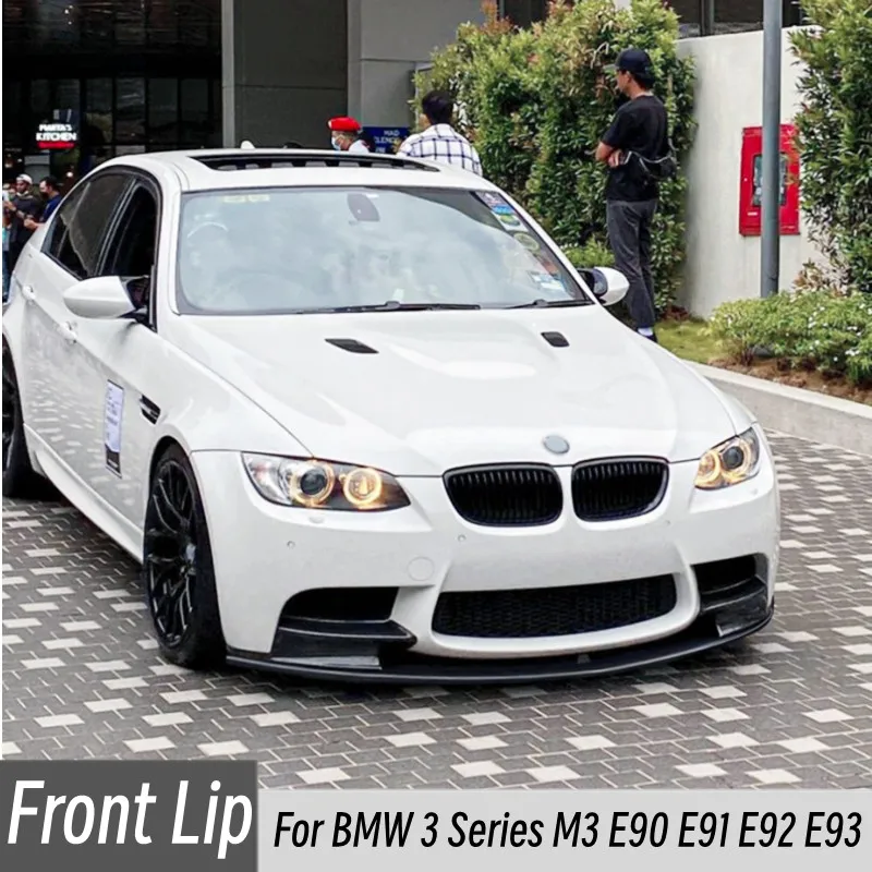 

Для BMW 3 серии M3 E90 E91 E92 E93 2006-2013 ABS пластик автомобильный передний бампер губа подбородок спойлер Bodykit внешние тюнинговые аксессуары