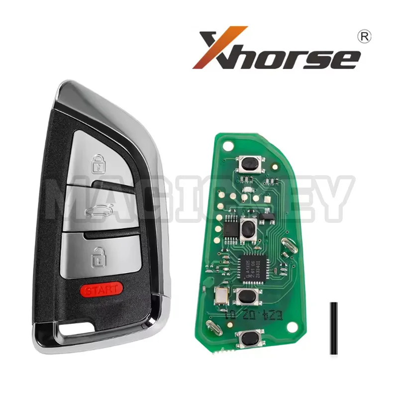 XHORSE XSDFX2EN Estilo Faca Pequena 4 Botões Série XS Chave Inteligente Universal 1pcs