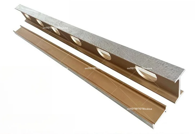 High Precision I-Beam Level Ruler Lightweight Magnesium Aluminum Alloy Straight Measuring Tool For Construction Decoration
