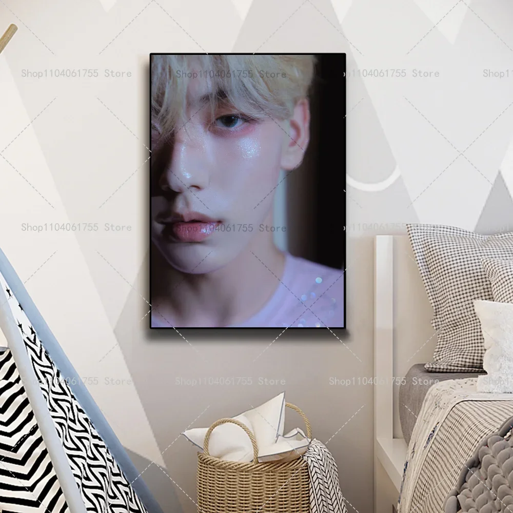 Kpop Group TXT Soobin Poster Self-adhesive Art Waterproof Paper Sticker Coffee House Bar Room Wall Decor