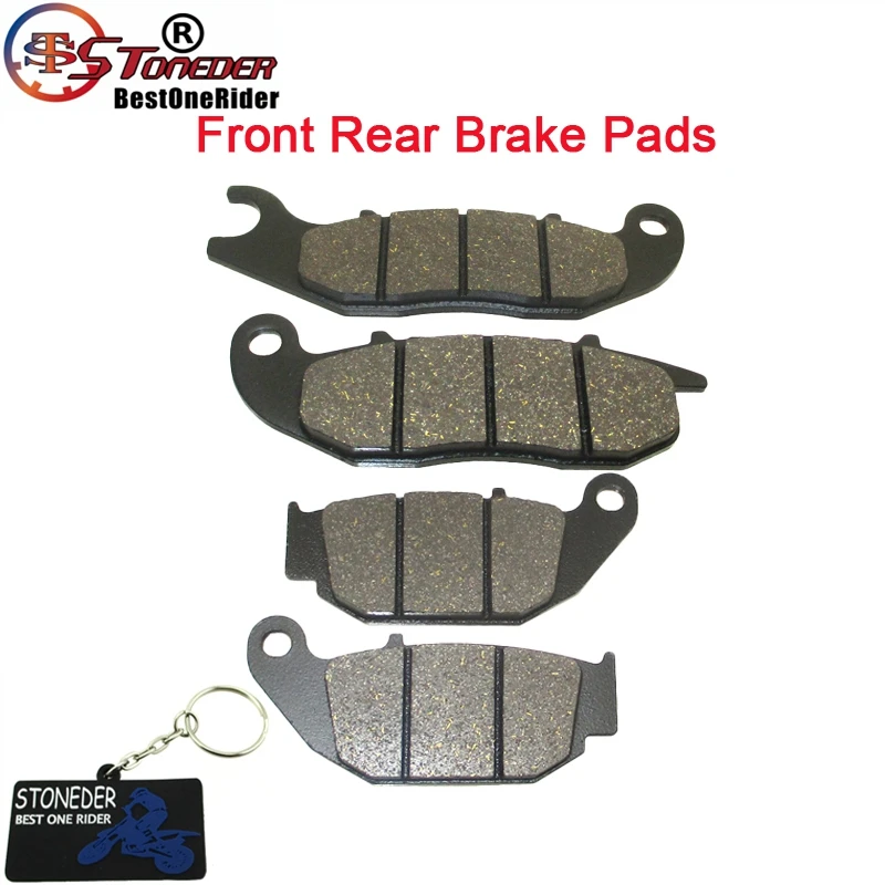 STONEDER Front Rear Brake Pads For Honda CMX 250 CRF 250 LA Rally LD LF LH CRF300L AJP 125 PR3 PR4 PR5 ENDURO DERBI 125 RIEJU